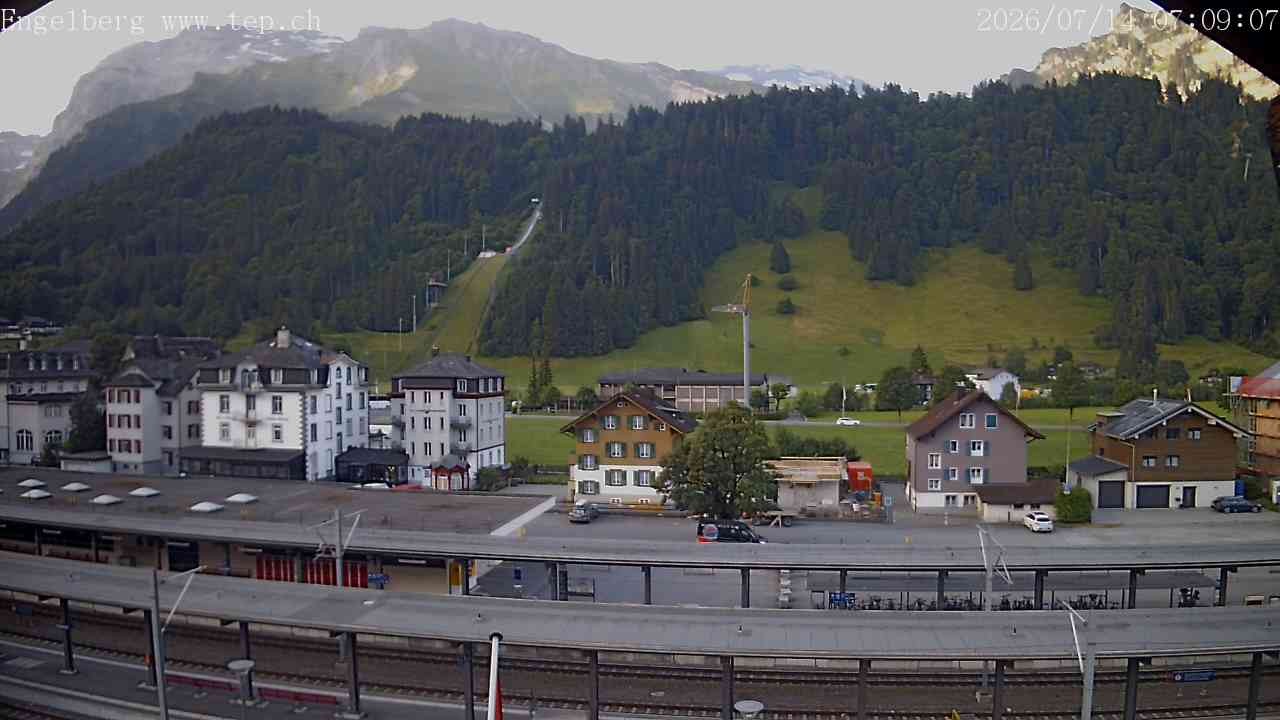 Archiv Foto Webcam Engelberg: Bahnhof