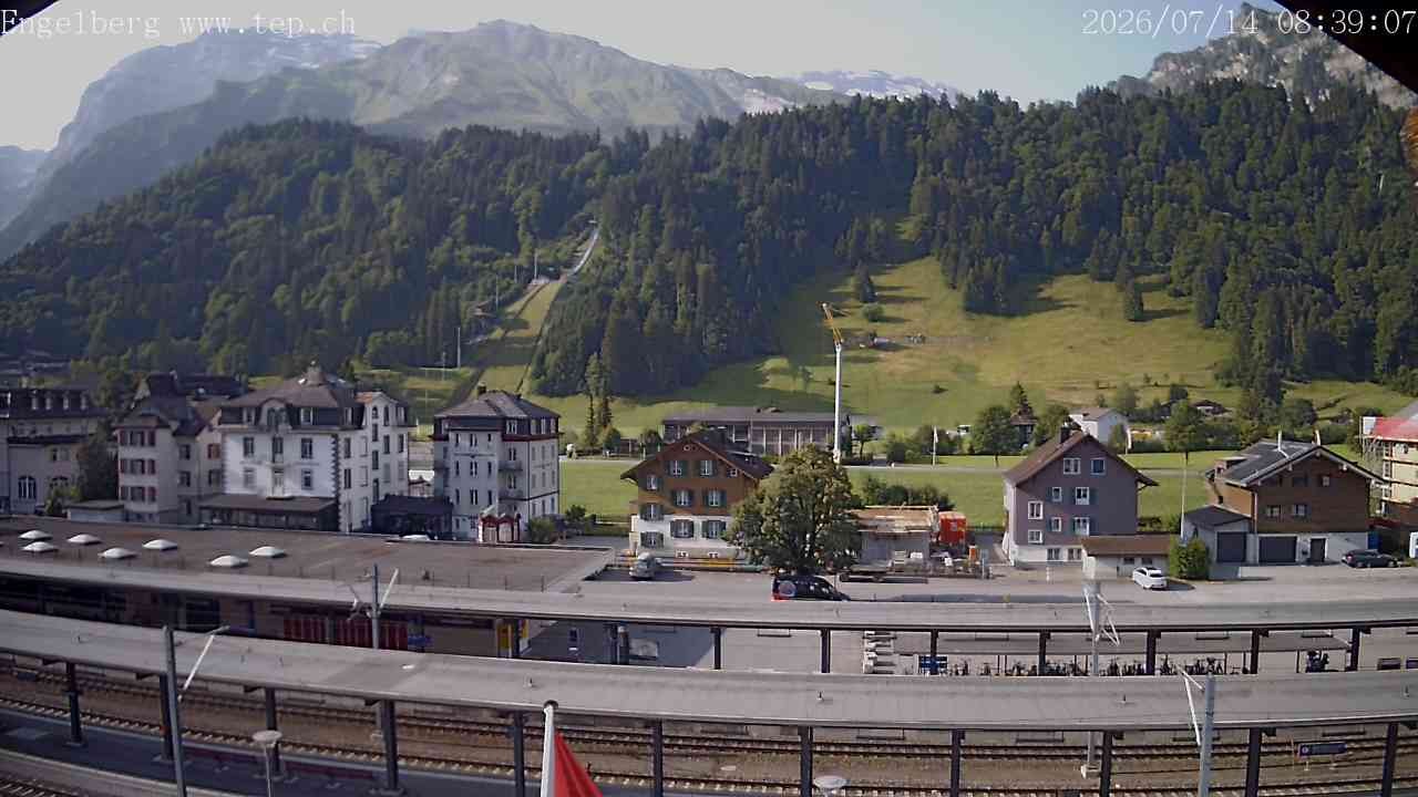 Archiv Foto Webcam Engelberg: Bahnhof