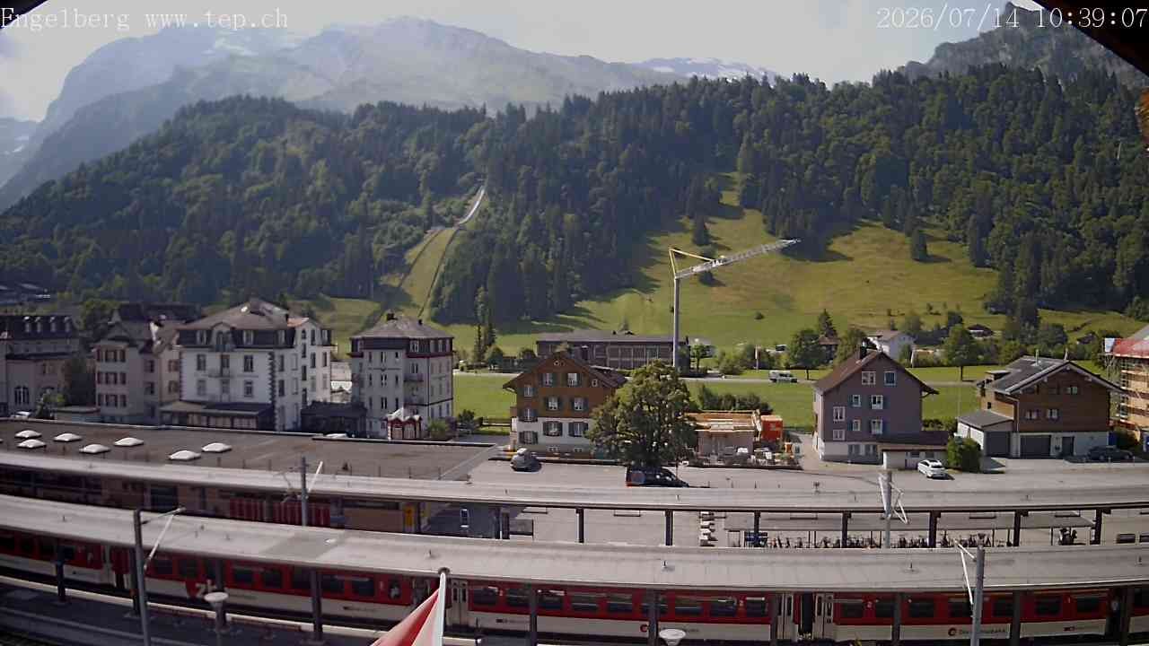 Archiv Foto Webcam Engelberg: Bahnhof