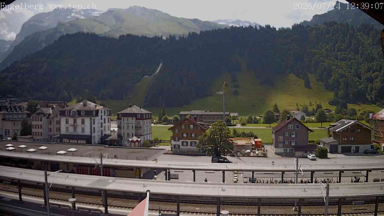 Archiv Foto Webcam Engelberg: Bahnhof