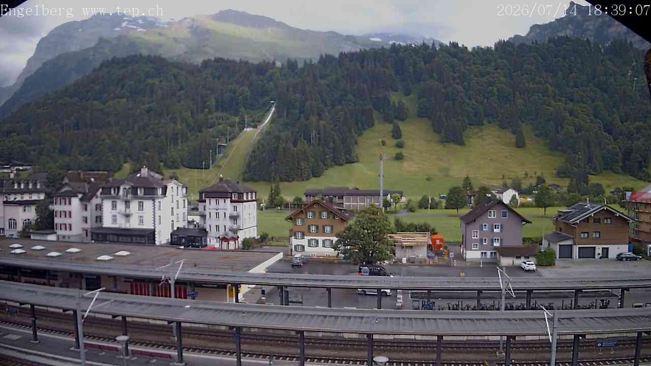 Archiv Foto Webcam Engelberg: Bahnhof