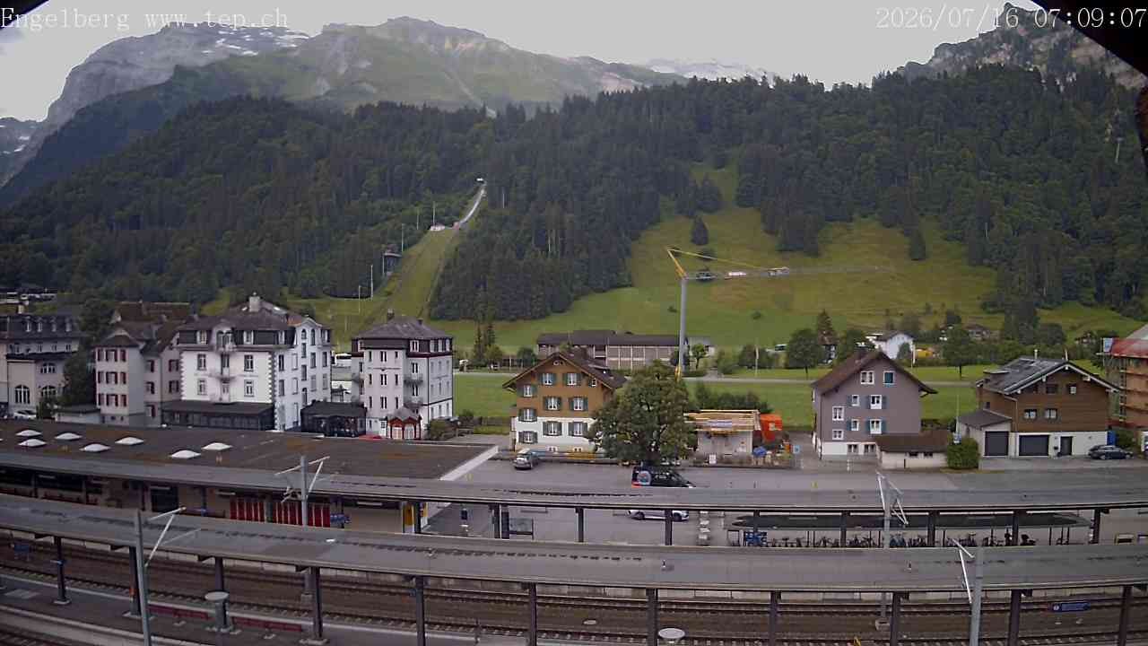 Archiv Foto Webcam Engelberg: Bahnhof