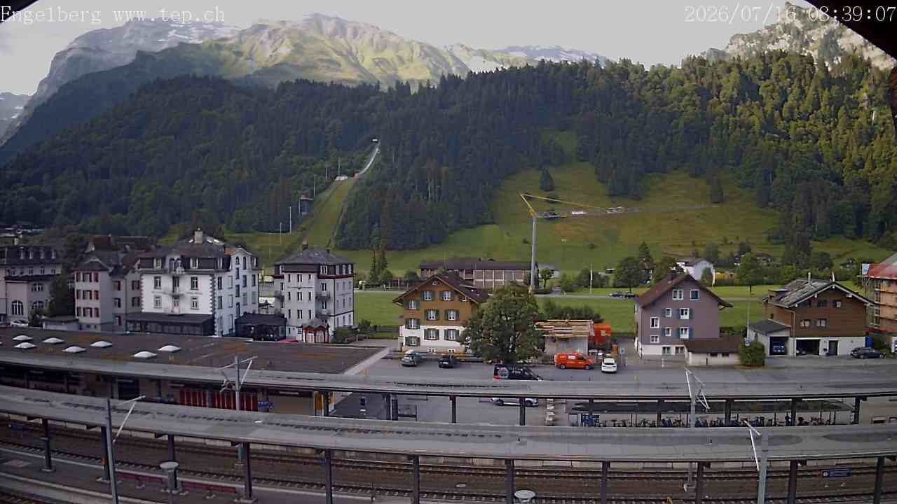 Archiv Foto Webcam Engelberg: Bahnhof