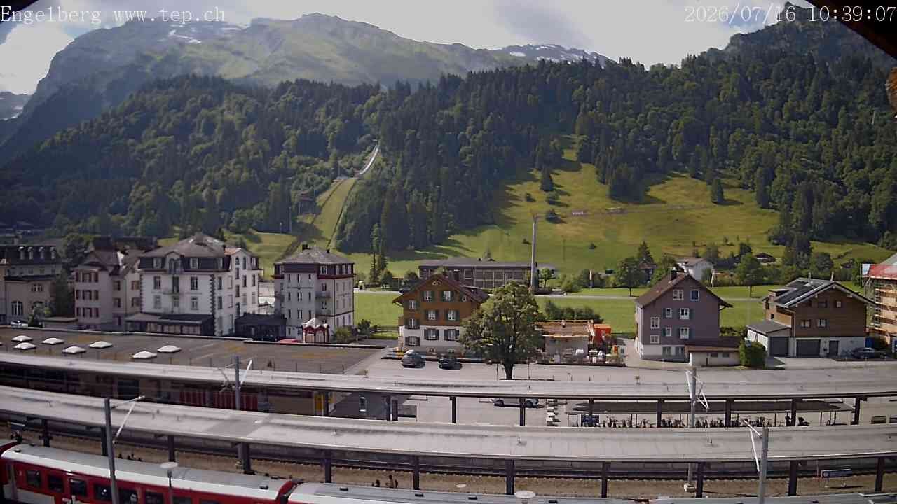 Archiv Foto Webcam Engelberg: Bahnhof