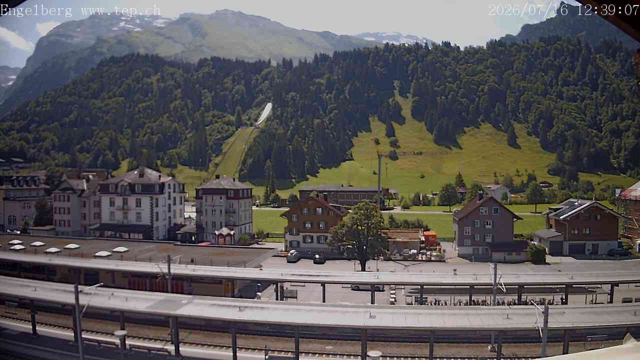 Archiv Foto Webcam Engelberg: Bahnhof