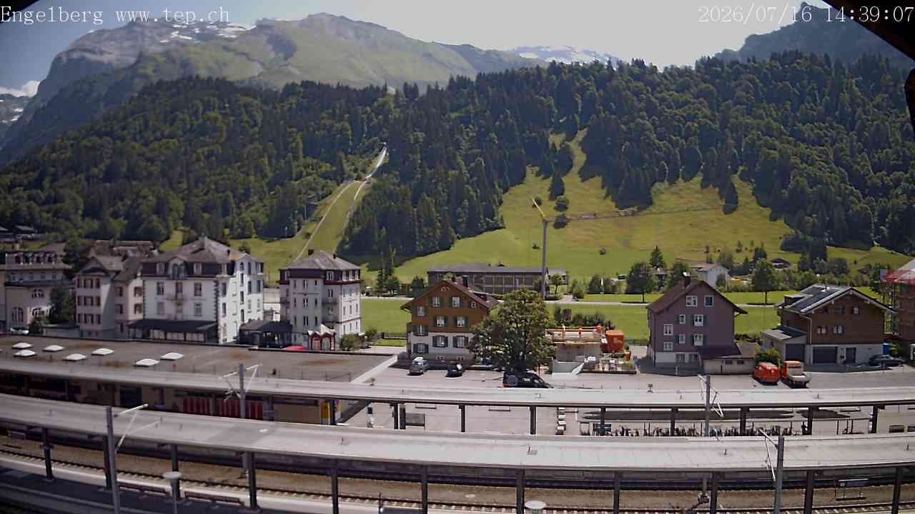 Archiv Foto Webcam Engelberg: Bahnhof