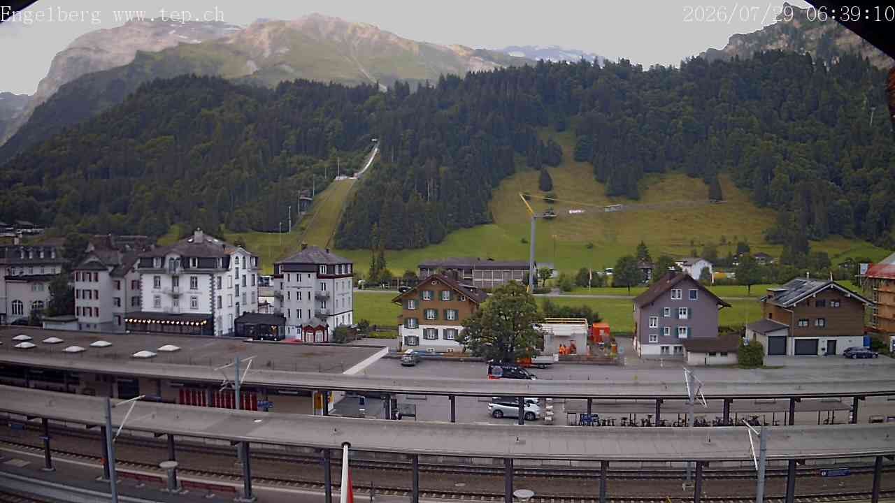 Archiv Foto Webcam Engelberg: Bahnhof