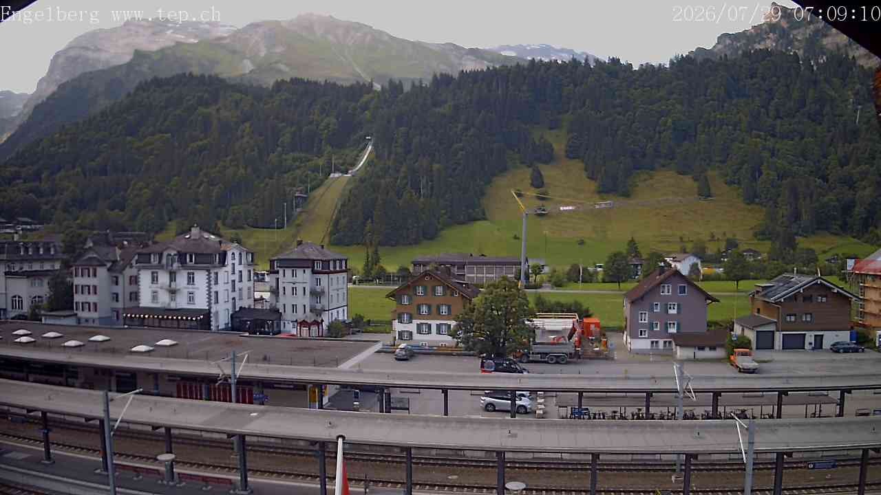 Archiv Foto Webcam Engelberg: Bahnhof