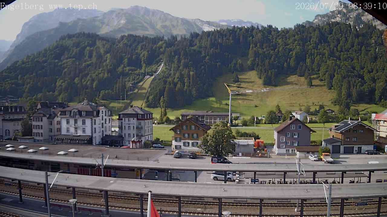 Archiv Foto Webcam Engelberg: Bahnhof