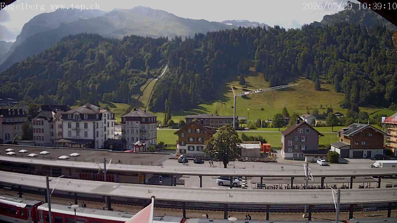Archiv Foto Webcam Engelberg: Bahnhof