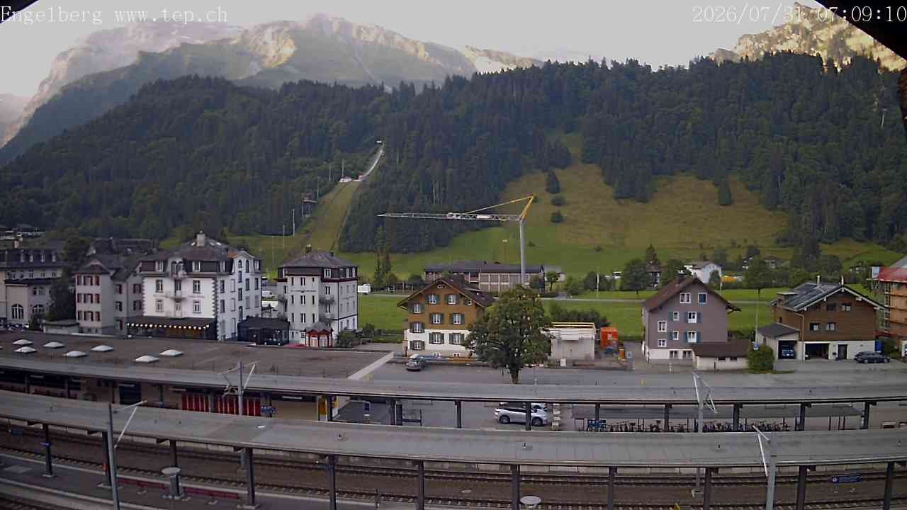 Archiv Foto Webcam Engelberg: Bahnhof