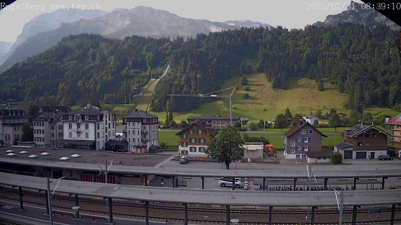 Archiv Foto Webcam Engelberg: Bahnhof