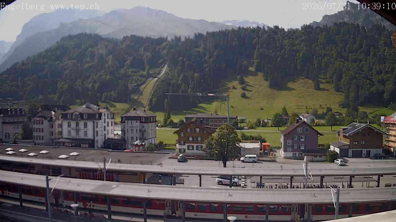 Archiv Foto Webcam Engelberg: Bahnhof