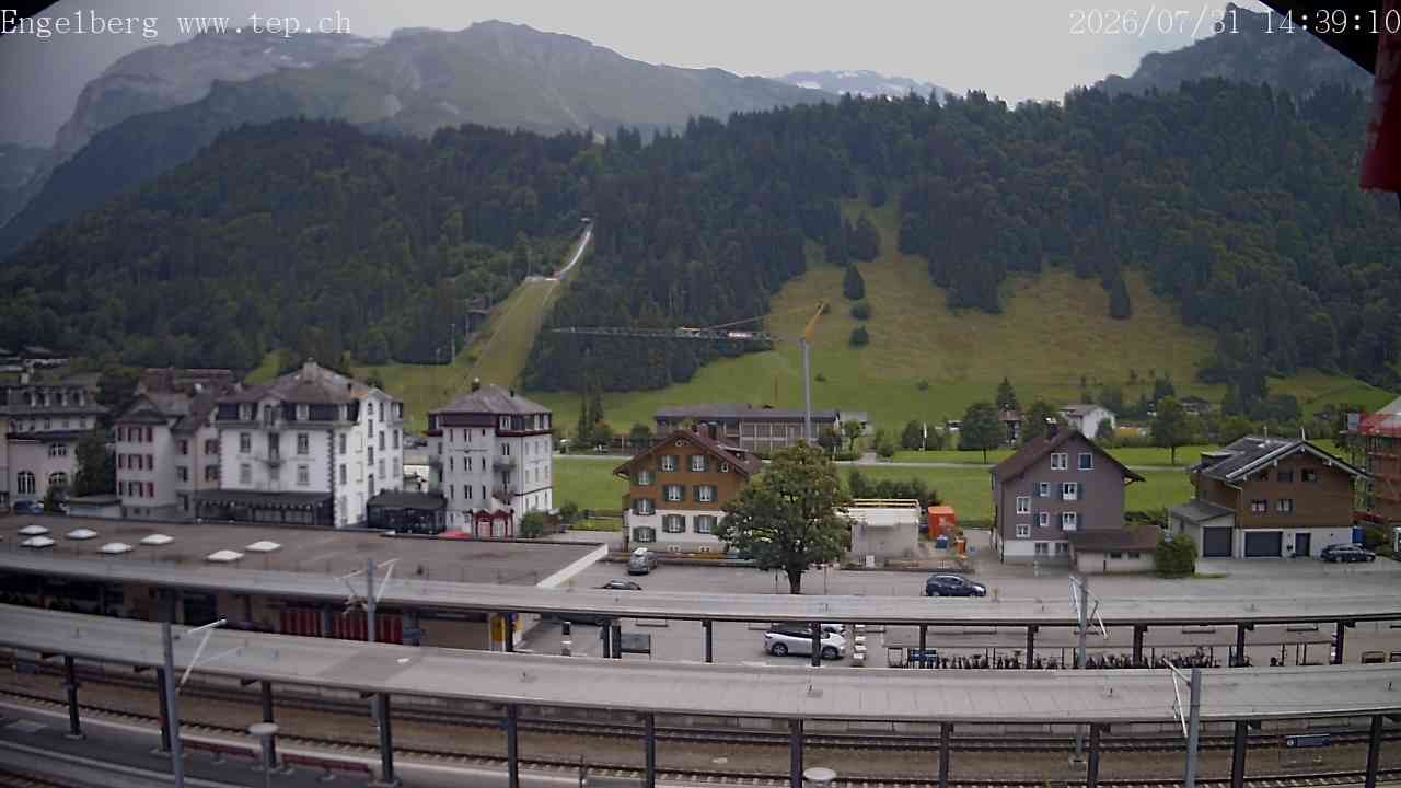 Archiv Foto Webcam Engelberg: Bahnhof