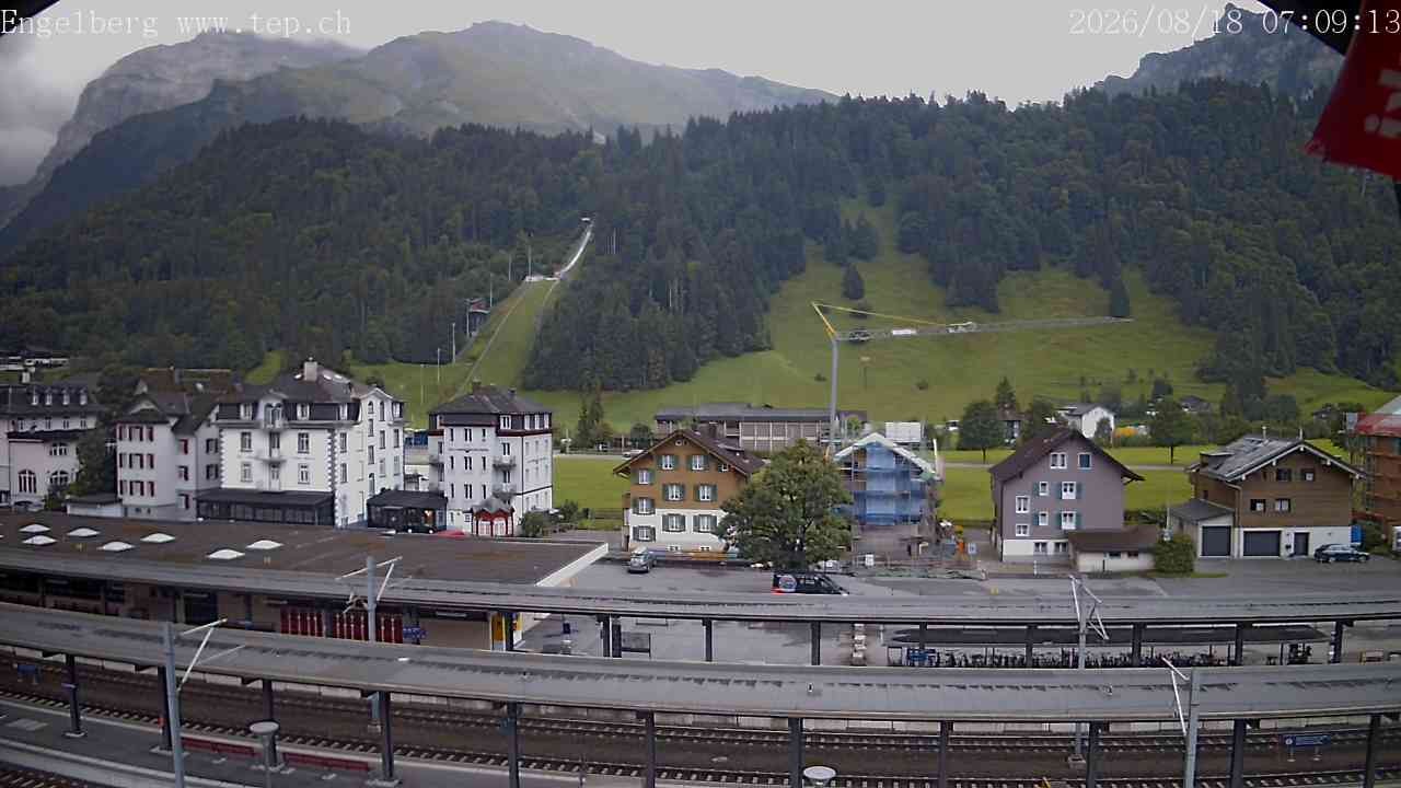 Archiv Foto Webcam Engelberg: Bahnhof
