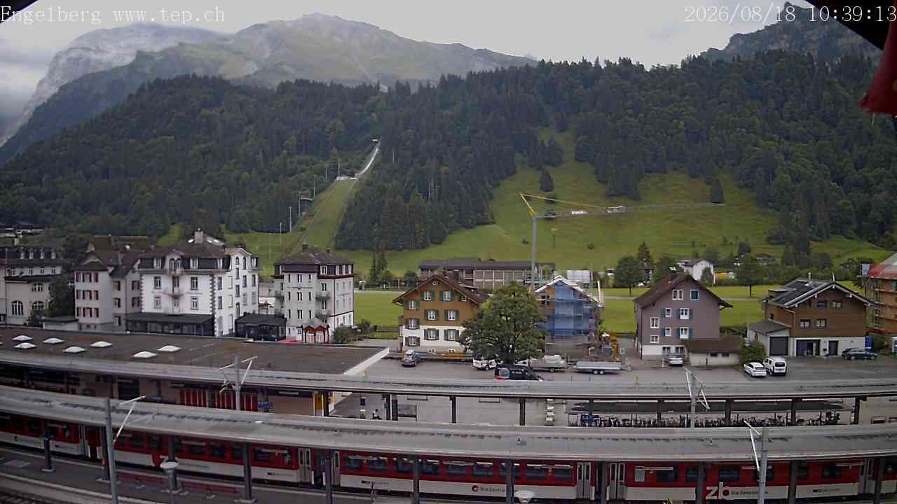 Archiv Foto Webcam Engelberg: Bahnhof