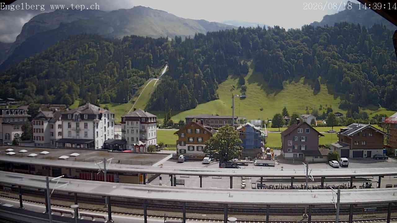 Archiv Foto Webcam Engelberg: Bahnhof