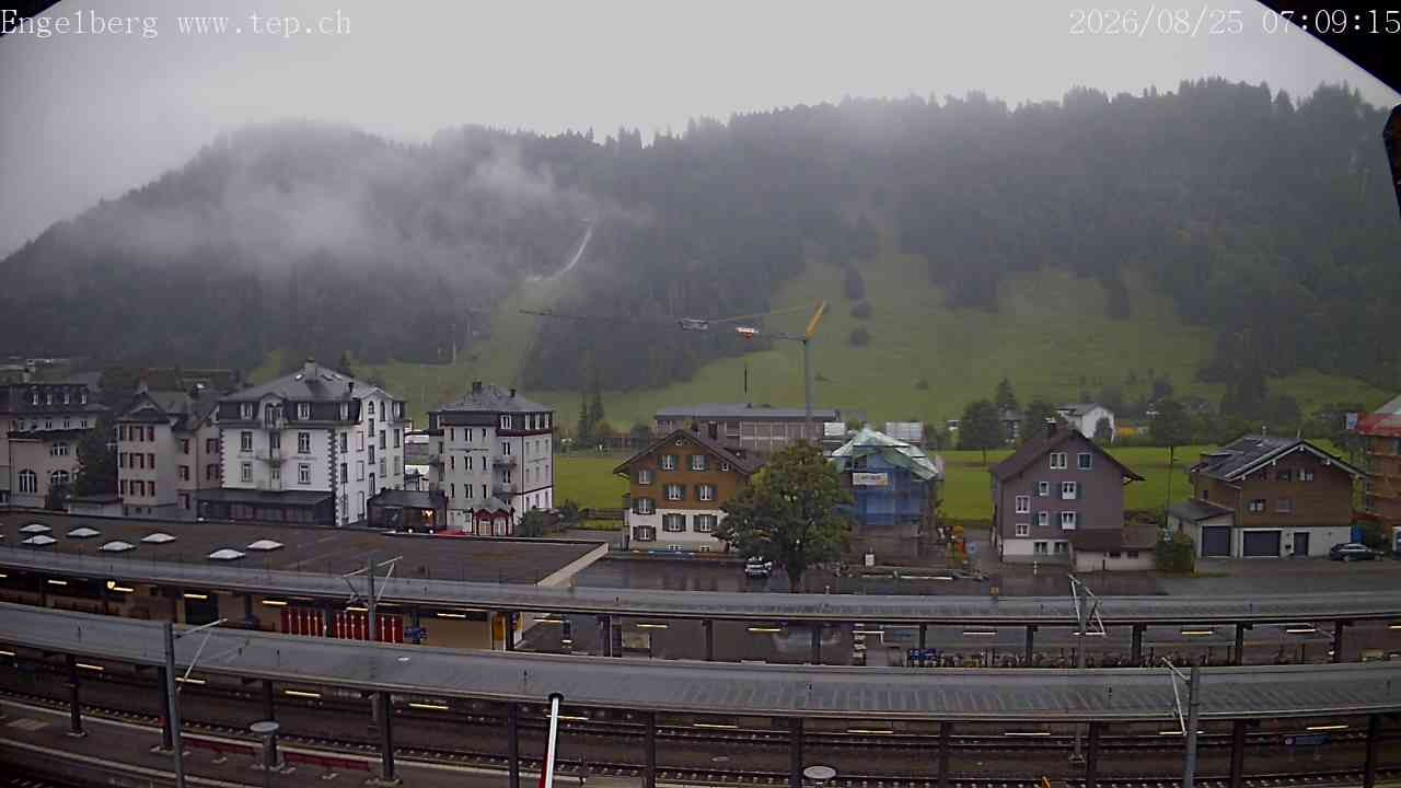 Archiv Foto Webcam Engelberg: Bahnhof