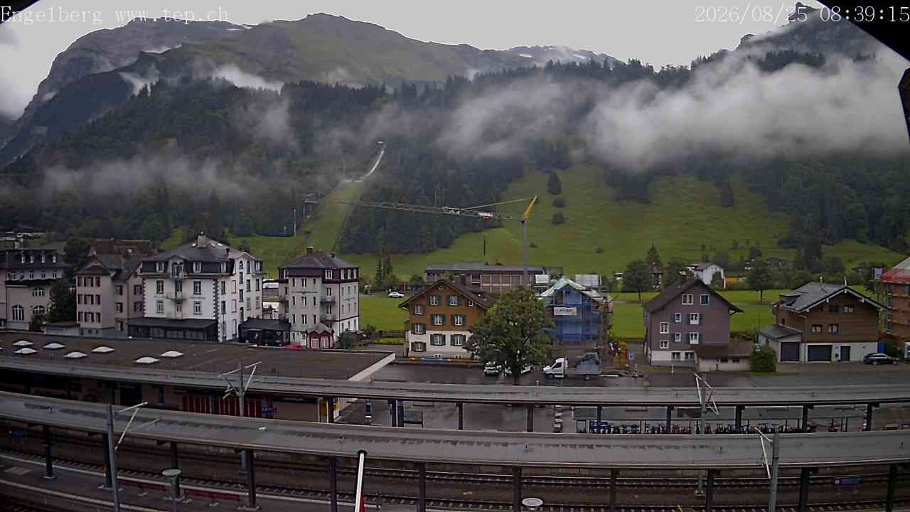 Archiv Foto Webcam Engelberg: Bahnhof