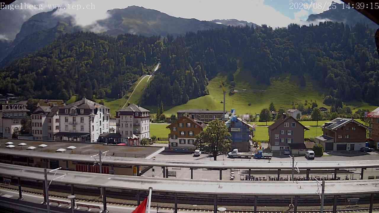 Archiv Foto Webcam Engelberg: Bahnhof