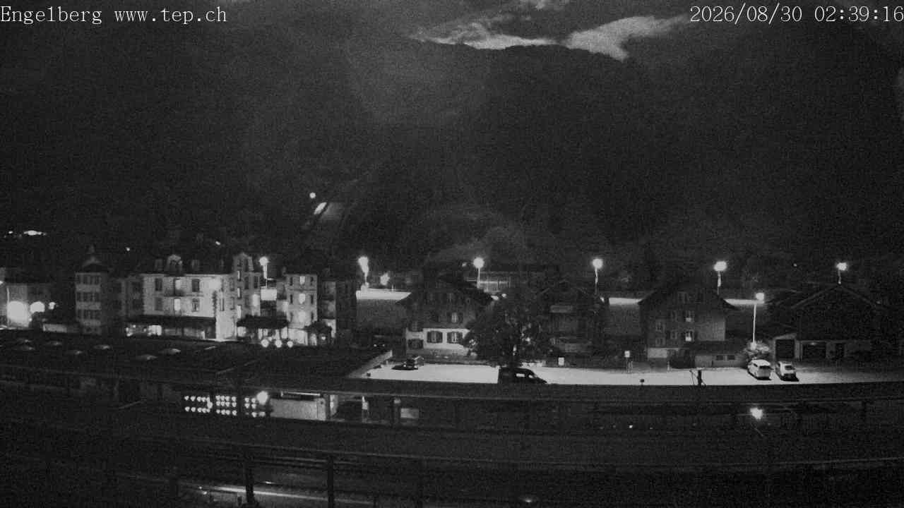 Archived image Webcam Engelberg: Train Station
