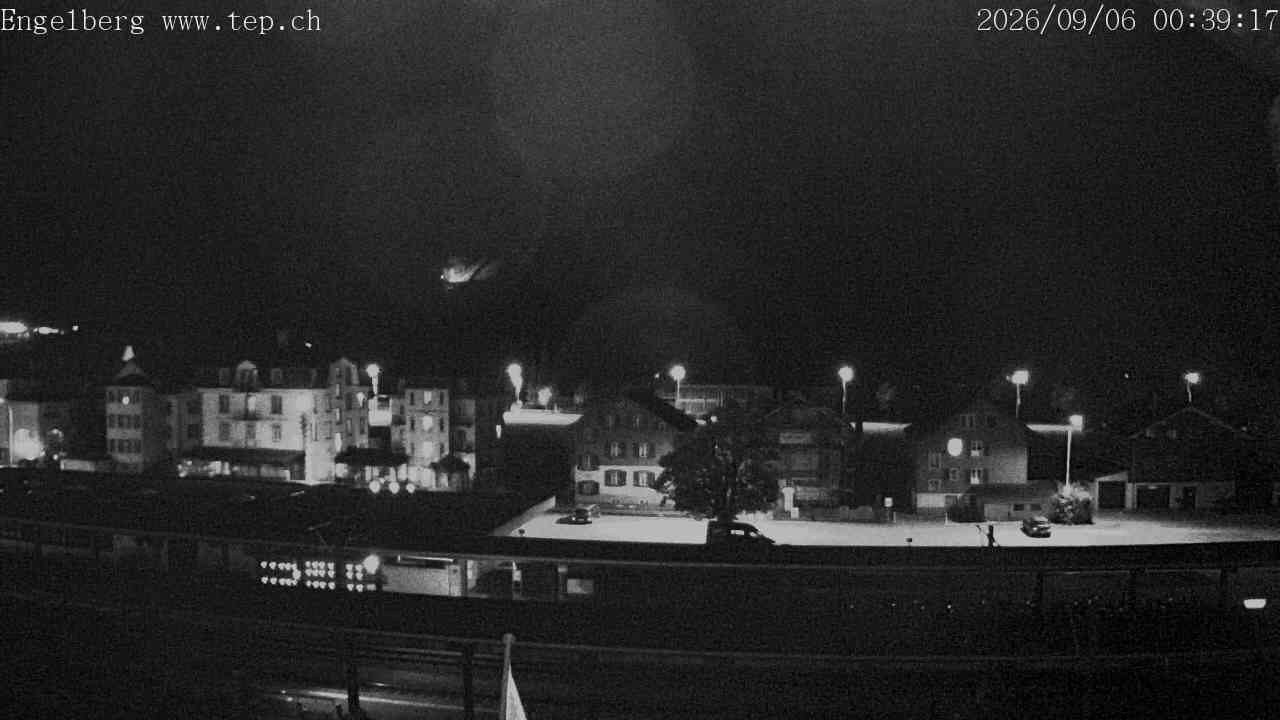 Archived image Webcam Engelberg: Train Station