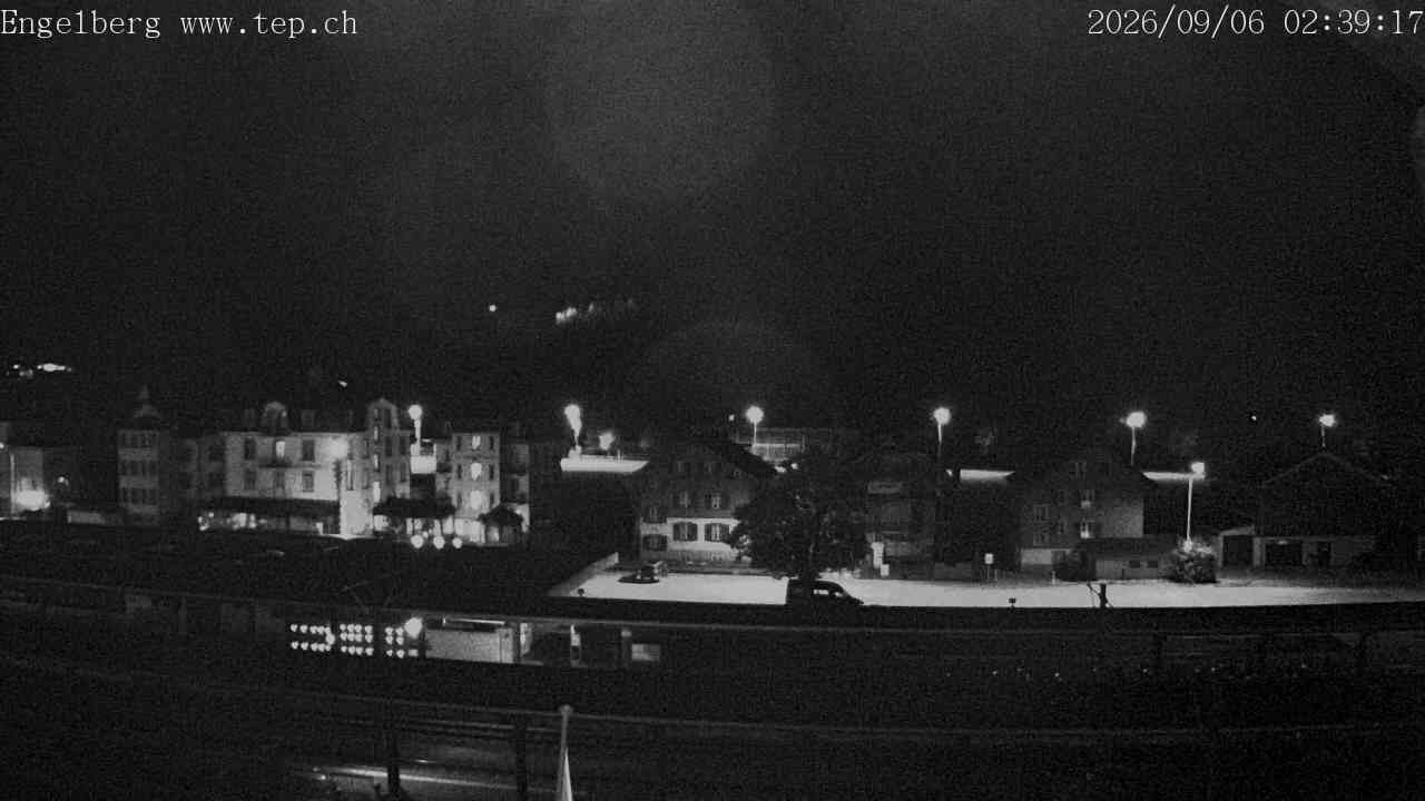 Archived image Webcam Engelberg: Train Station