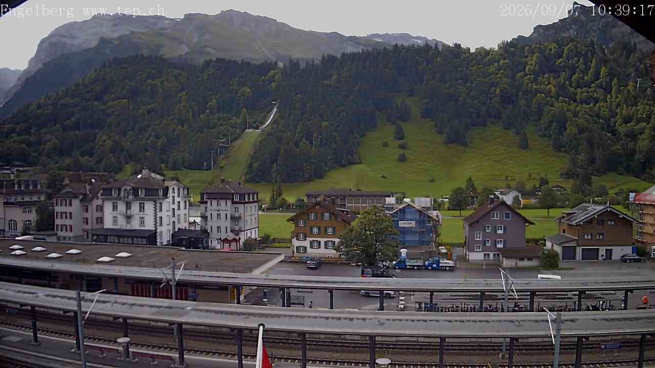Archiv Foto Webcam Engelberg: Bahnhof
