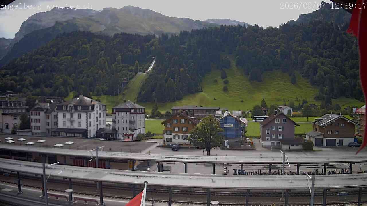 Archiv Foto Webcam Engelberg: Bahnhof