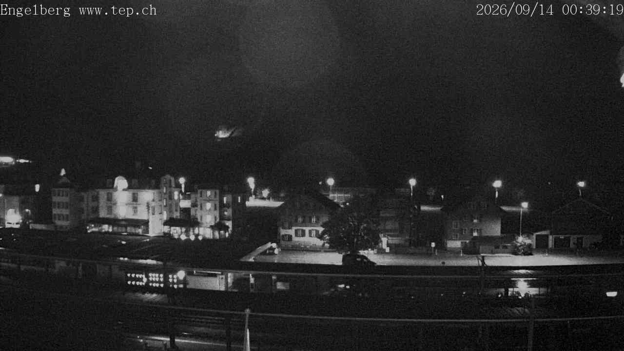 Archived image Webcam Engelberg: Train Station