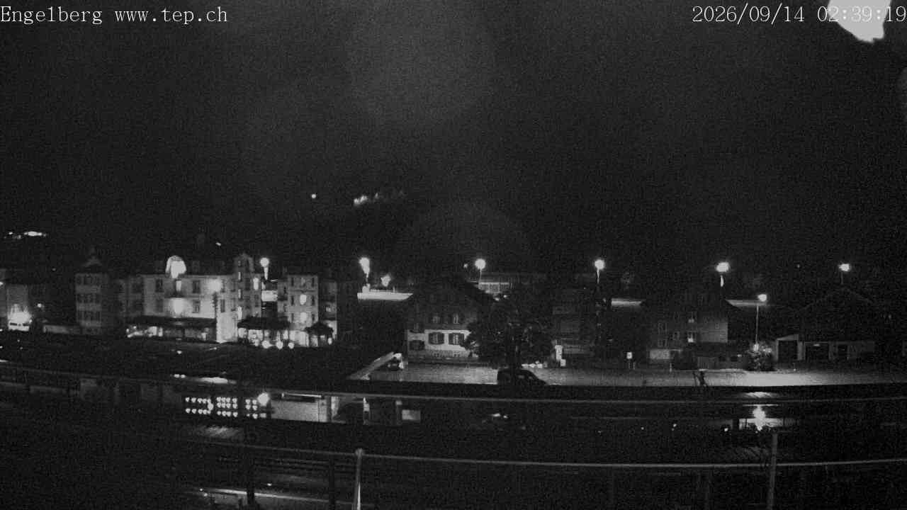 Archived image Webcam Engelberg: Train Station