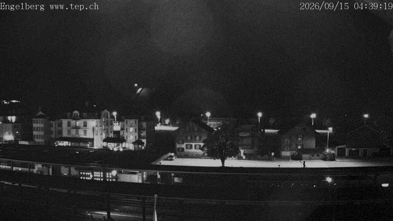 Archived image Webcam Engelberg: Train Station