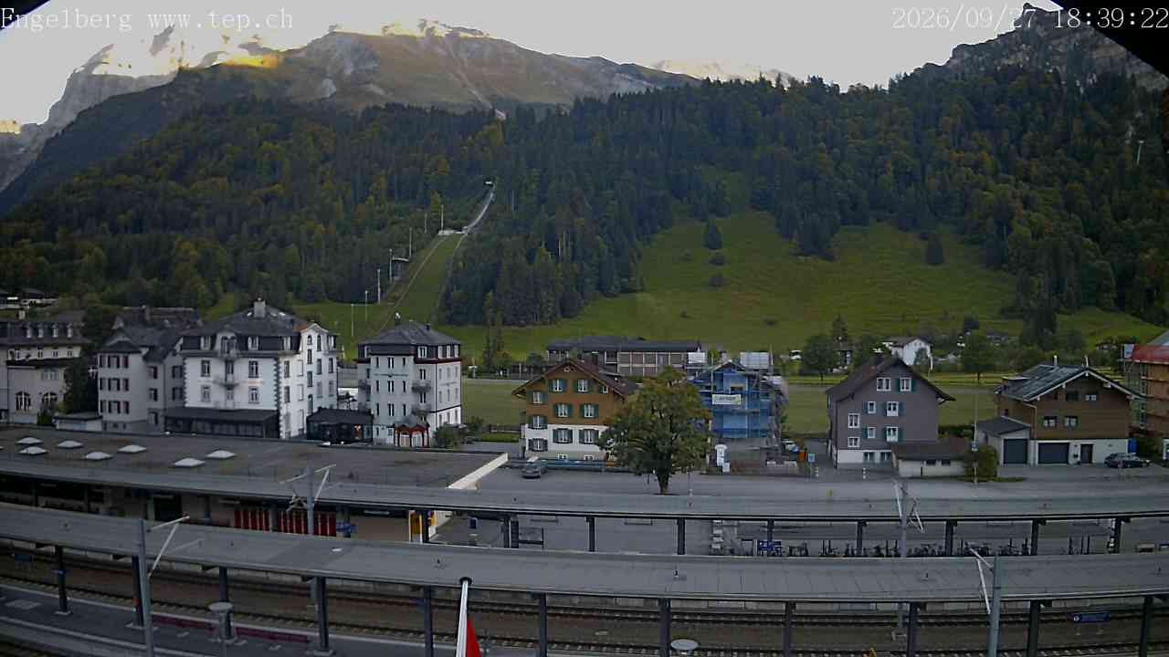 Archiv Foto Webcam Engelberg: Bahnhof