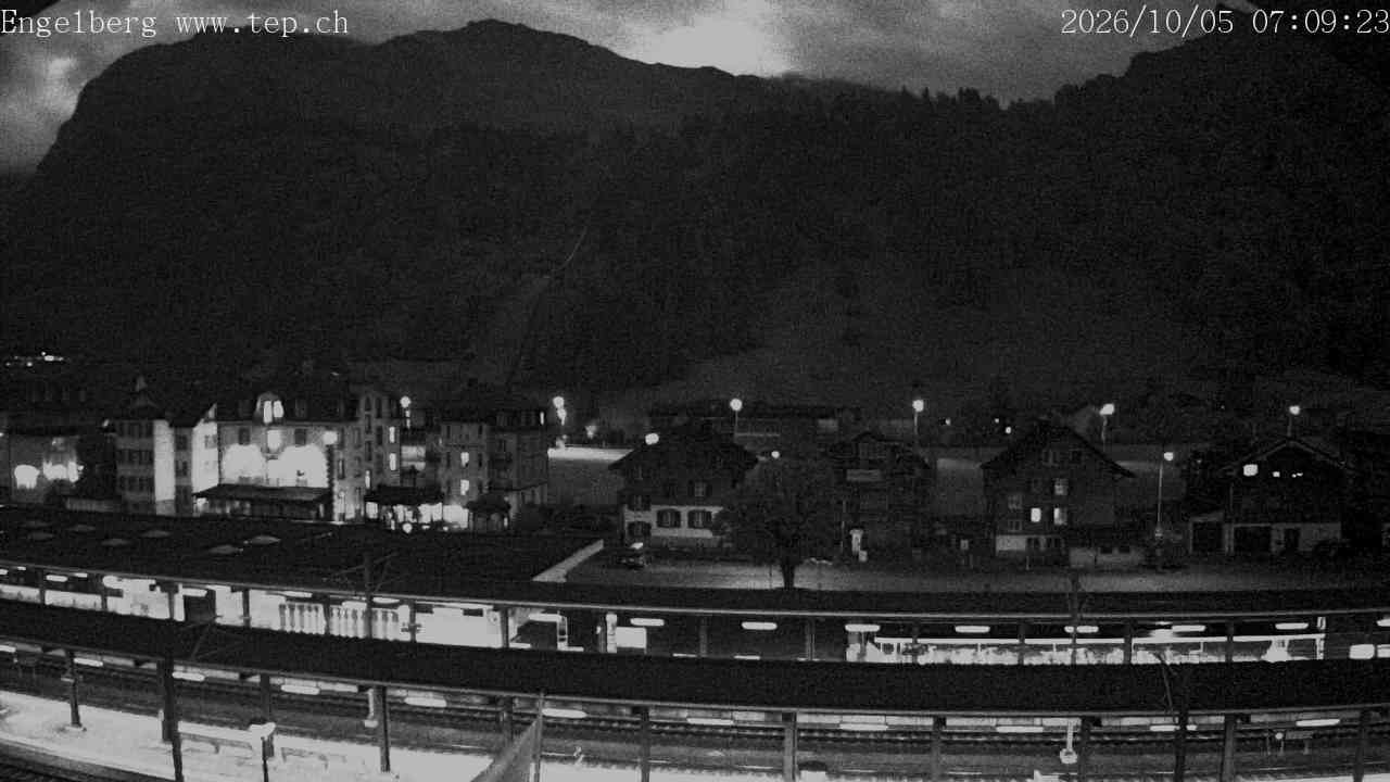 Archiv Foto Webcam Engelberg: Bahnhof