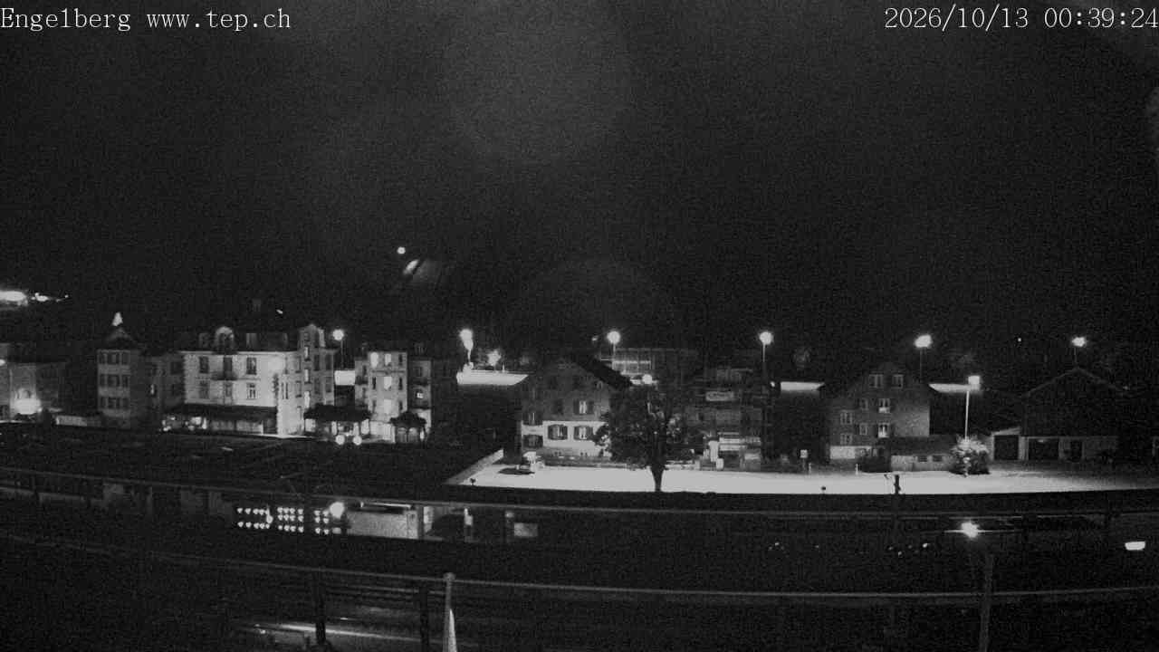 Archived image Webcam Engelberg: Train Station