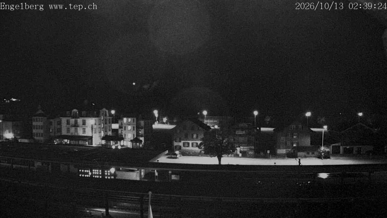 Archived image Webcam Engelberg: Train Station