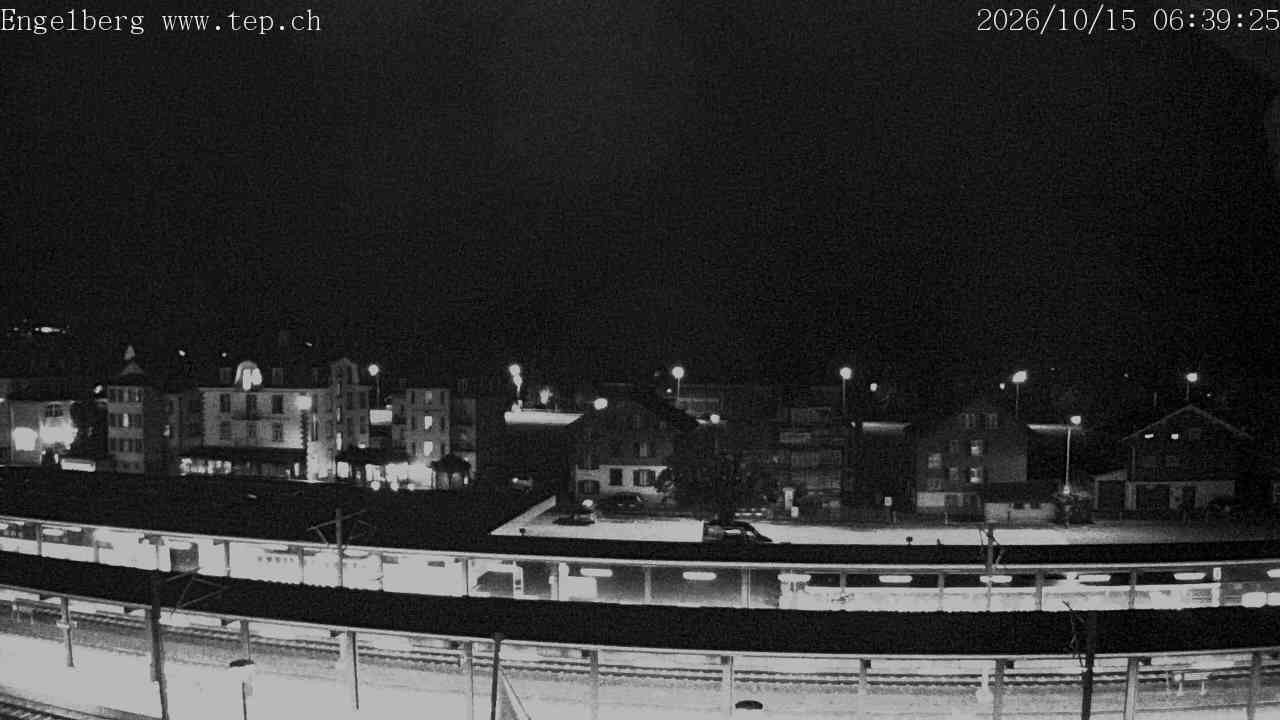 Archived image Webcam Engelberg: Train Station