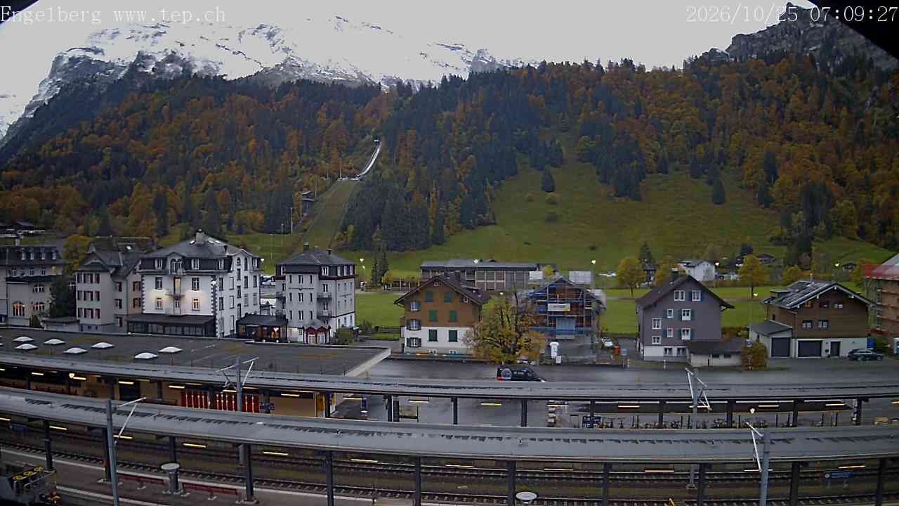 Archiv Foto Webcam Engelberg: Bahnhof