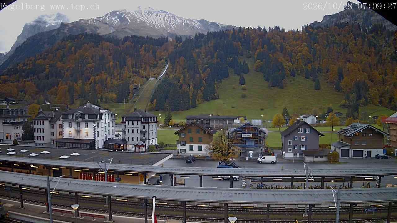 Archiv Foto Webcam Engelberg: Bahnhof