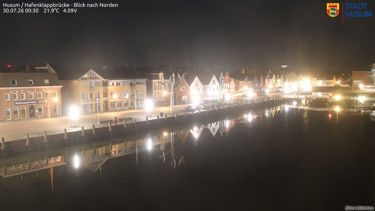 Archiv Foto Webcam Husumer Binnenhafen