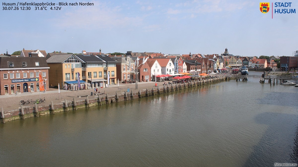 Archiv Foto Webcam Husumer Binnenhafen