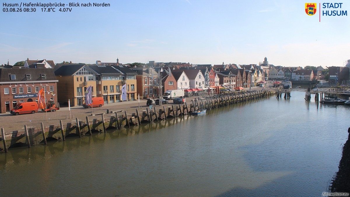 Archiv Foto Webcam Husumer Binnenhafen