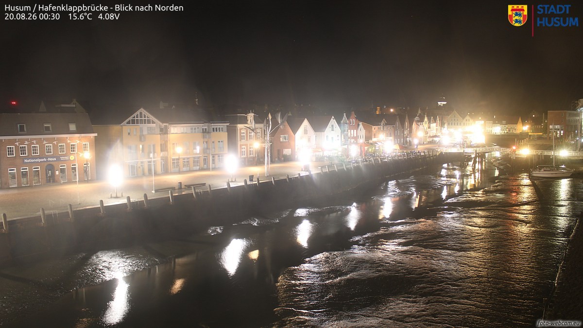 Archiv Foto Webcam Husumer Binnenhafen