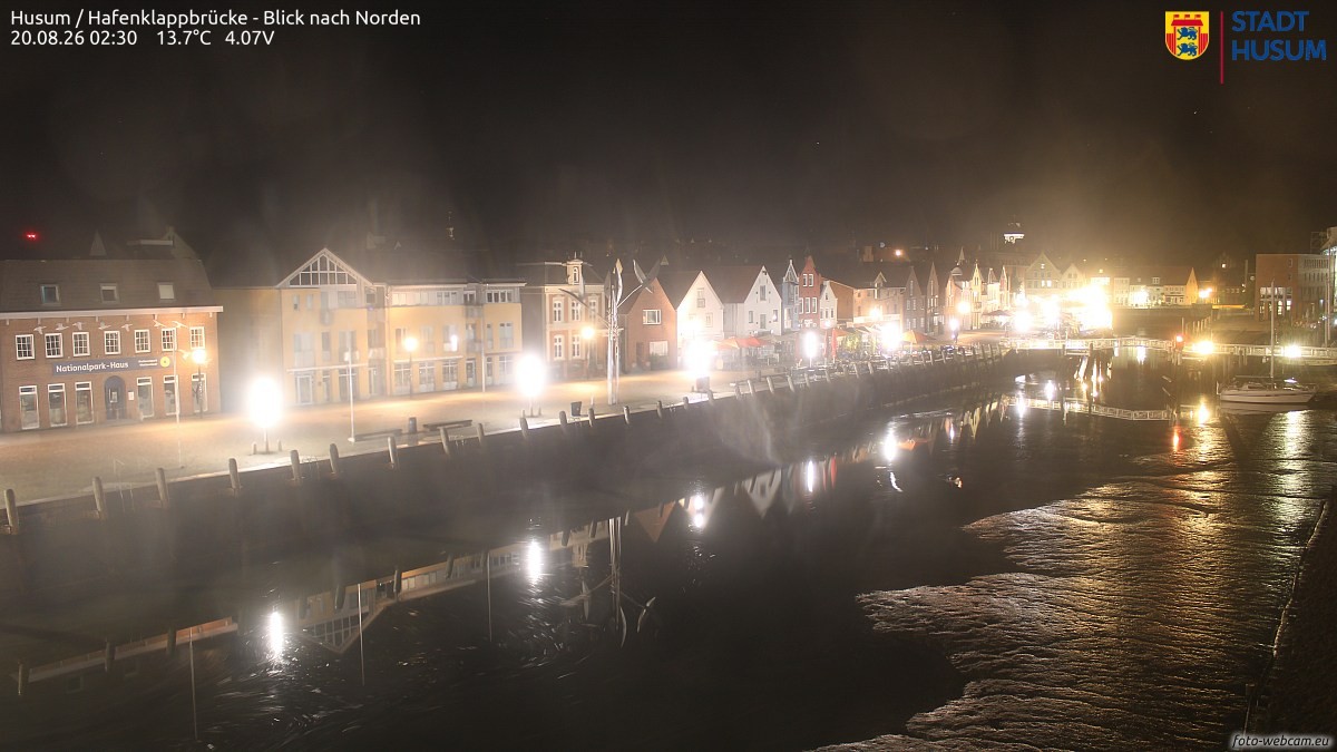 Archiv Foto Webcam Husumer Binnenhafen