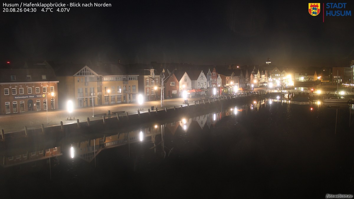 Archiv Foto Webcam Husumer Binnenhafen