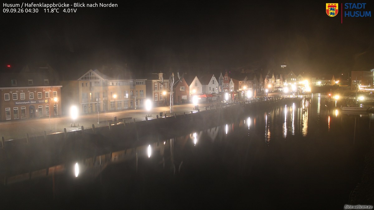 Archiv Foto Webcam Husumer Binnenhafen