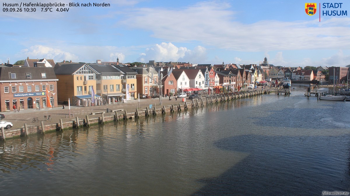 Archiv Foto Webcam Husumer Binnenhafen
