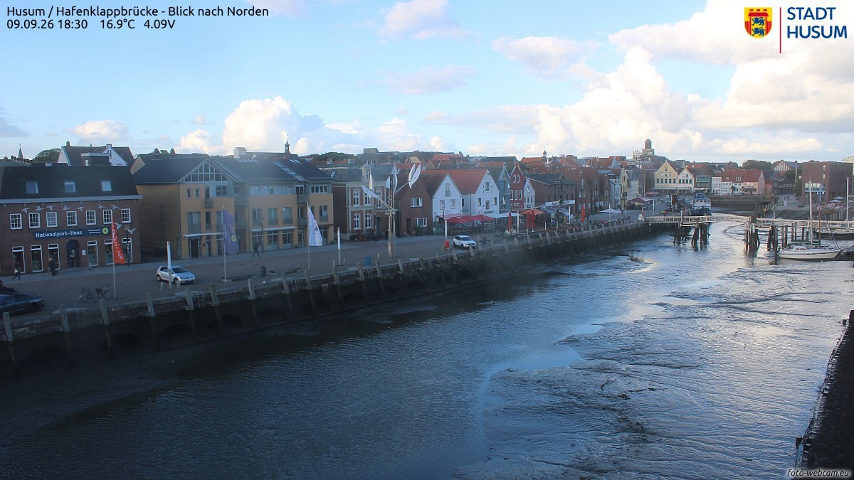 Archiv Foto Webcam Husumer Binnenhafen