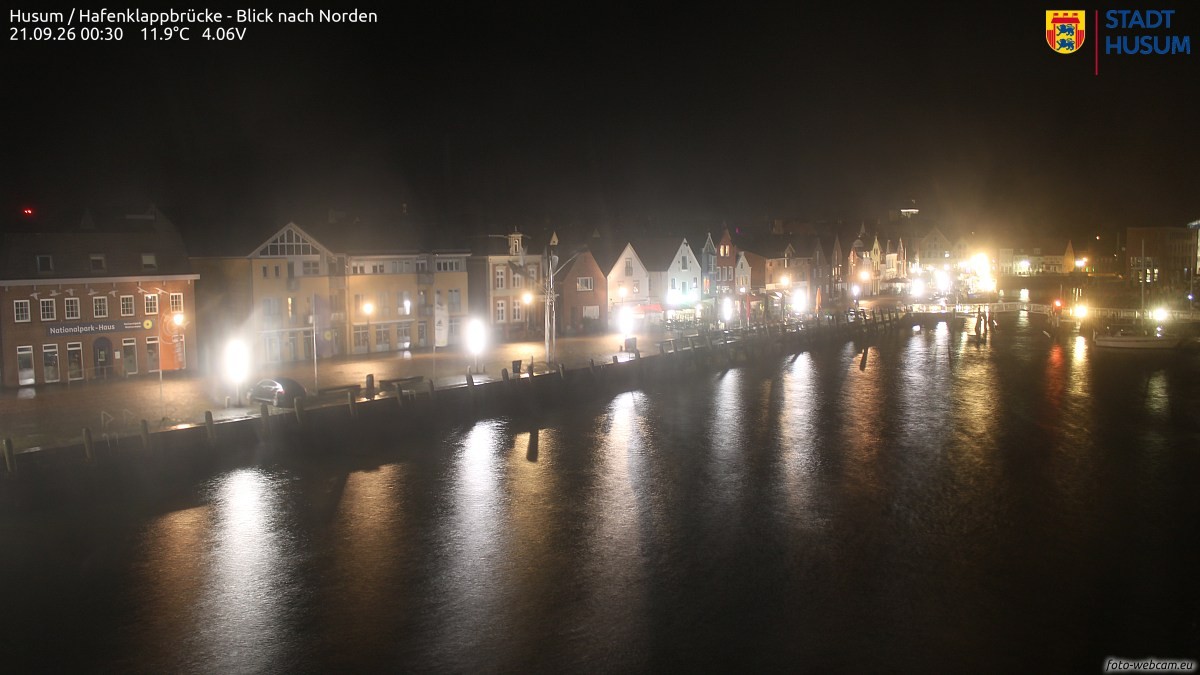 Archiv Foto Webcam Husumer Binnenhafen