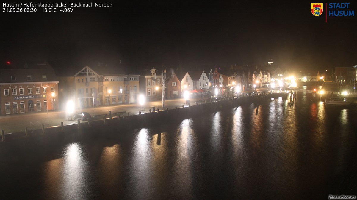 Archiv Foto Webcam Husumer Binnenhafen